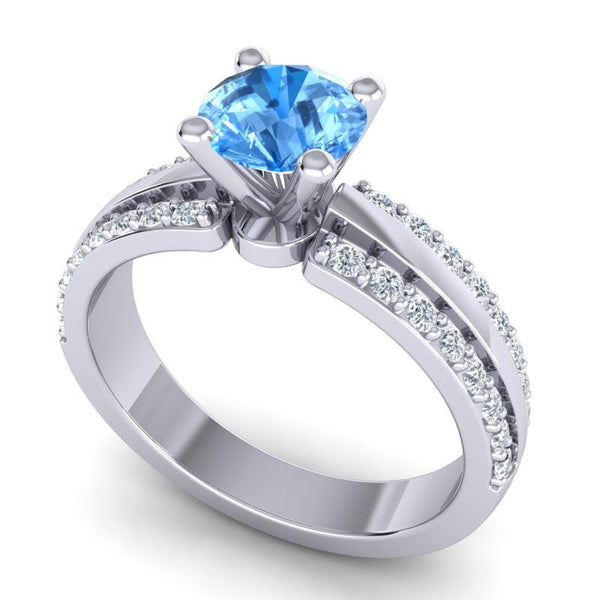 Swiss Blue Topaz
